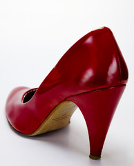 red shoe