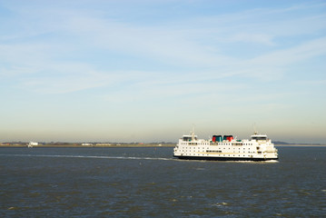 cruise ship in open water