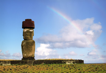 Famous Easter island