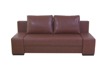 A sofa isolated on a white background