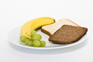 Brotsorten und Obst