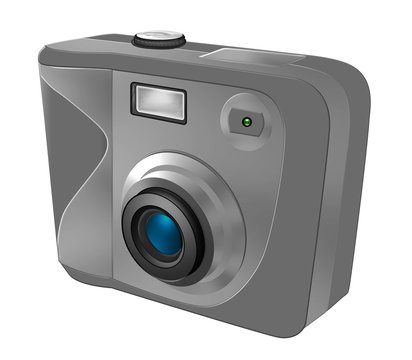 kamera silber