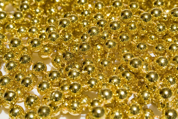 gold bead background