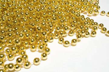 gold bead background