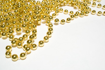 gold bead background