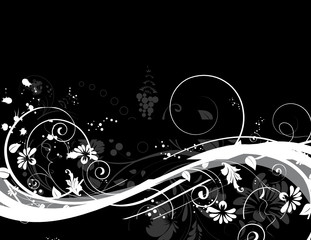 Abstract floral background