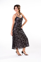 young active woman in a joyful and happy mood