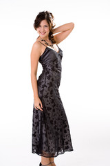Fototapeta premium woman in a joyful and happy mood