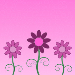 Purple Flower Background