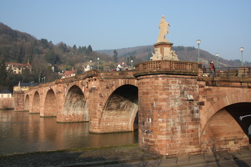 Obraz premium Alte Brücke Heidelberg