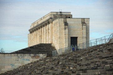 Tribune et gradin du Zeppelin Tribune d'Hitler, Nuremberg © Anouk Stricher