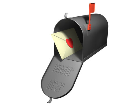 love letter in a mailbox