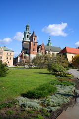 Wawel Castle. Krakow. Poland. Medieval history memorial