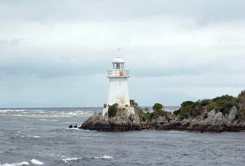 an old lighthouse near strahan in australia