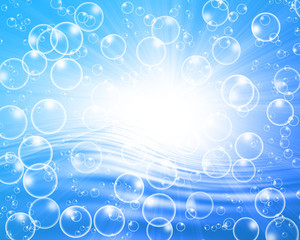 Air bubble background