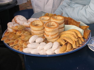 Marocco, Tanger, Gebäck