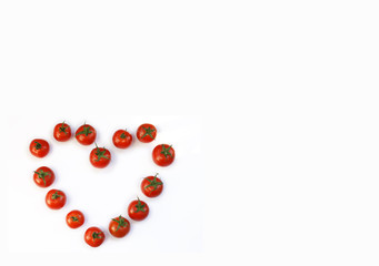 herz aus tomaten