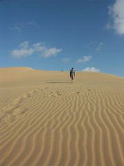 grimper sur les dunes