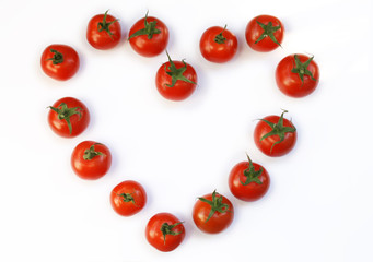 herz aus tomaten