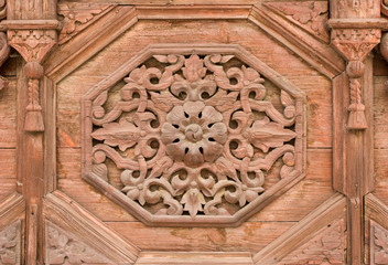 Rustic wooden ornament