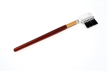 Diagonal brown tool for eyelashes