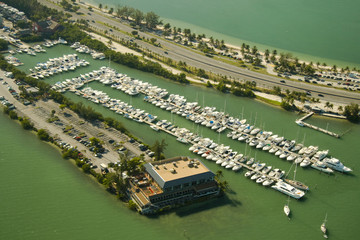 Boats at a marina