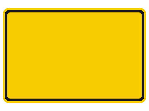 Ortsschild - isoliert