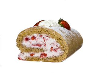 Erdbeerroulade