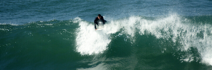 d&eacute;part de la vague