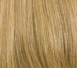 Natural Blond Hair Background; close up view.