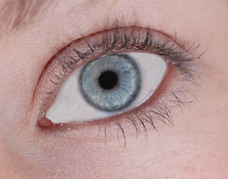 A female blue eye