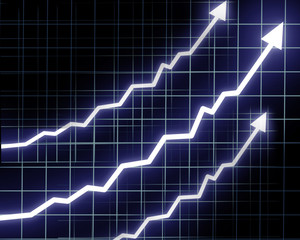 Arrow graph going up