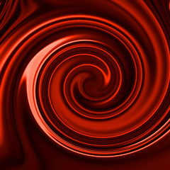 Red satin swirl