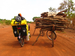 Burkina Faso, Fahrräder - obrazy, fototapety, plakaty