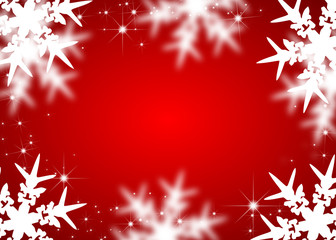 Abstract christmas background with snowflakes