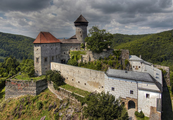 Fototapeta na wymiar castle of the holy order of knights