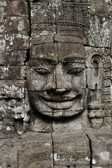 Fototapeta na wymiar Angkor Wat - Świątynia Bajon, Kambodża