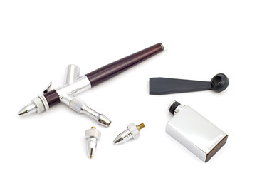 series object on white - tool - draftsman's instrument