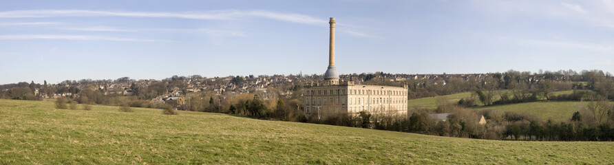 The Bliss tweed wool mill now converted into flats,