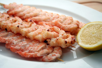 Garnelenspieße