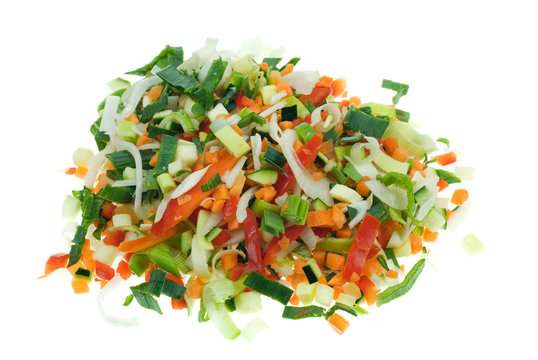 Fototapeta cut vegetables