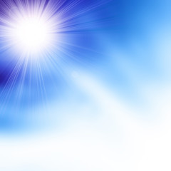 Obraz premium Sunlight with room for print