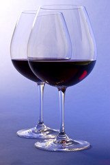 Two Glasses of Red Wine