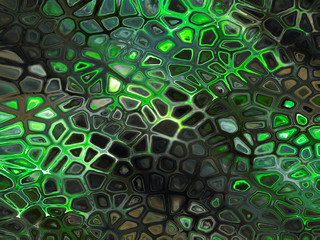 abstracted green in cell for background and texture