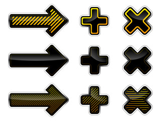 Obraz premium arrows and crosses