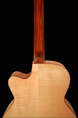 Very beautiful acoustic guitar. A fragment