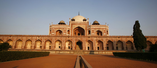 Panorama of Humayun Tomb, Delhi, India