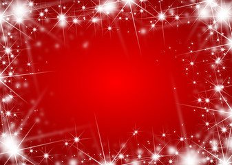 Abstract christmas background with stars © Ube