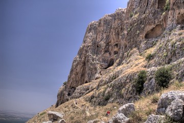 Mountains and nature in Galilee, Israel 