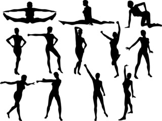 Sexy Cheerleader Silouettes